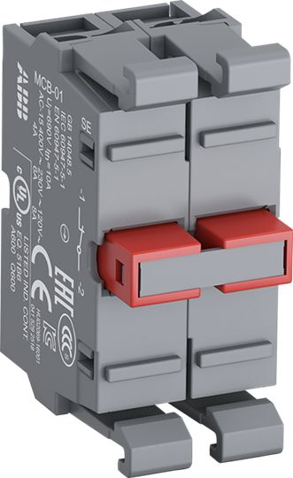 ABB MCB Series Contact Block, 690V, 1CO