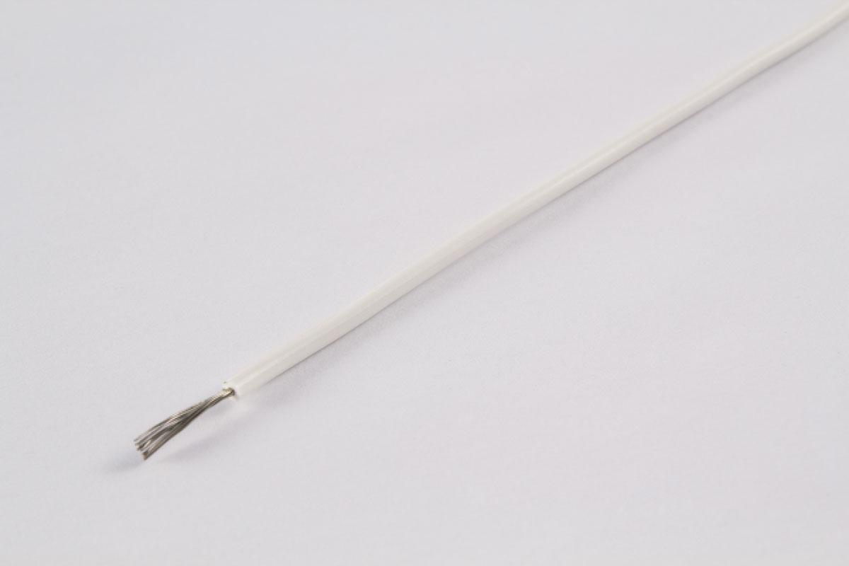 AXINDUS KY Series White 1.34 mm² Hook Up Wire, 16 AWG, 19 x 0.3 mm, 100m, PVC Insulation, KY3008BL