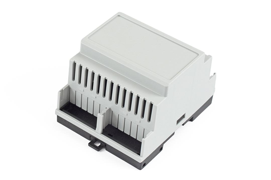 Hammond DIN Rail Enclosure Enclosure Type 1597 Series , 90 x 69 x 58mm, Polycarbonate DIN Rail Enclosure