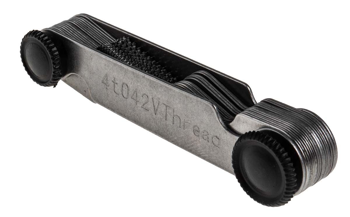 RS PRO, 30 Blades Thread Pitch Gauge, Imperial thread type