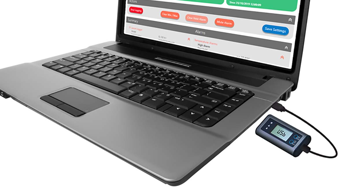 Lascar EL-SIE-1+ Temperature Data Logger, USB 1