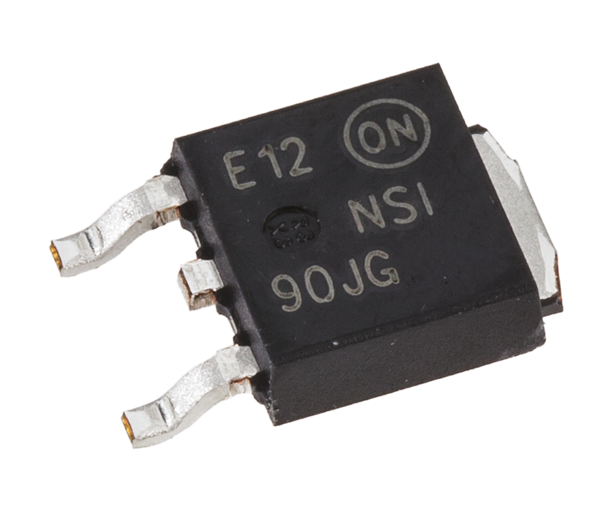 onsemi NSI45090JDT4G LED Driver IC, 45 V 160 mA 3-Pin TO-252