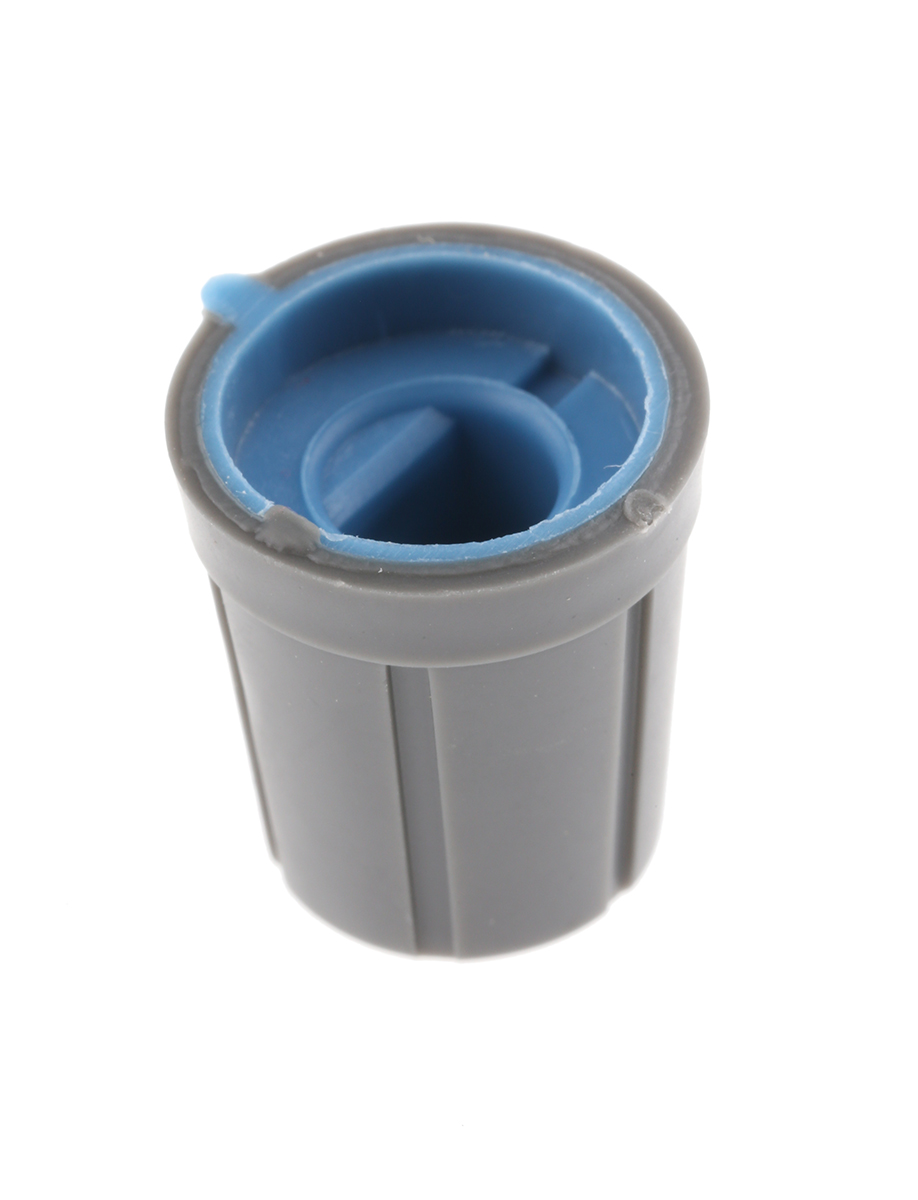 RS PRO 13mm Grey Potentiometer Knob for 6mm Shaft D Shaped