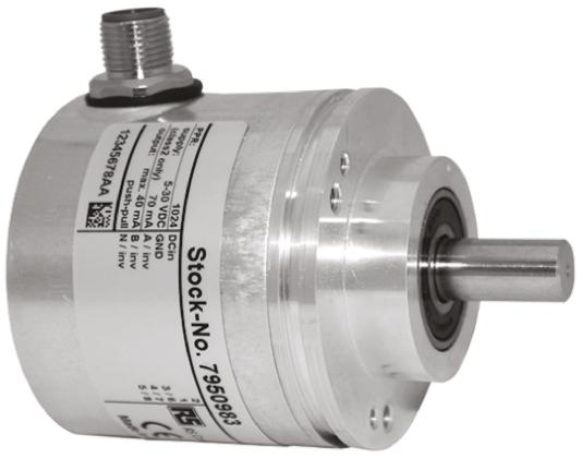 RS PRO Incremental Incremental Encoder, 4096 ppr, HTL Inverted Signal, Solid Type, 10mm Shaft