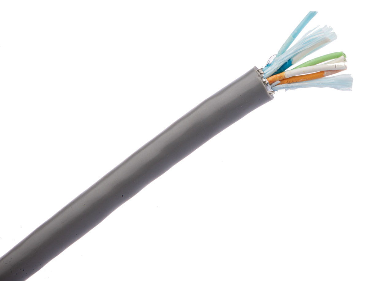 Belden 8103 Series Data Cable, 3 Pairs, 6 Cores, 0.22 mm², Screened, 24 AWG, 152m, Screened Shield, Twisted Pair Cable