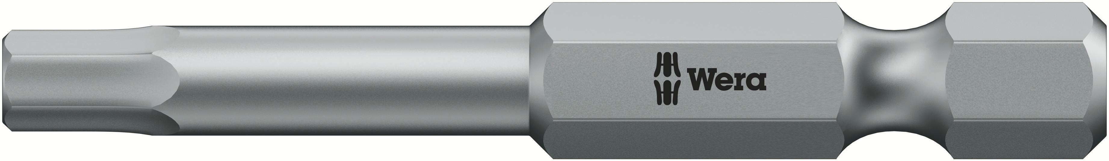 Wera Hexagon Screwdriver Bit, 6 mm Tip, 89 mm Overall