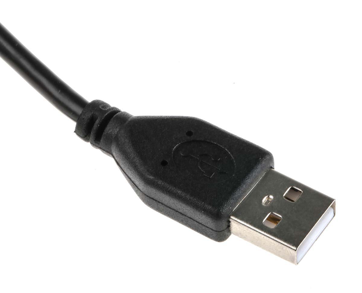 RS PRO USB 2.0, Male USB A to Male USB A, 5m