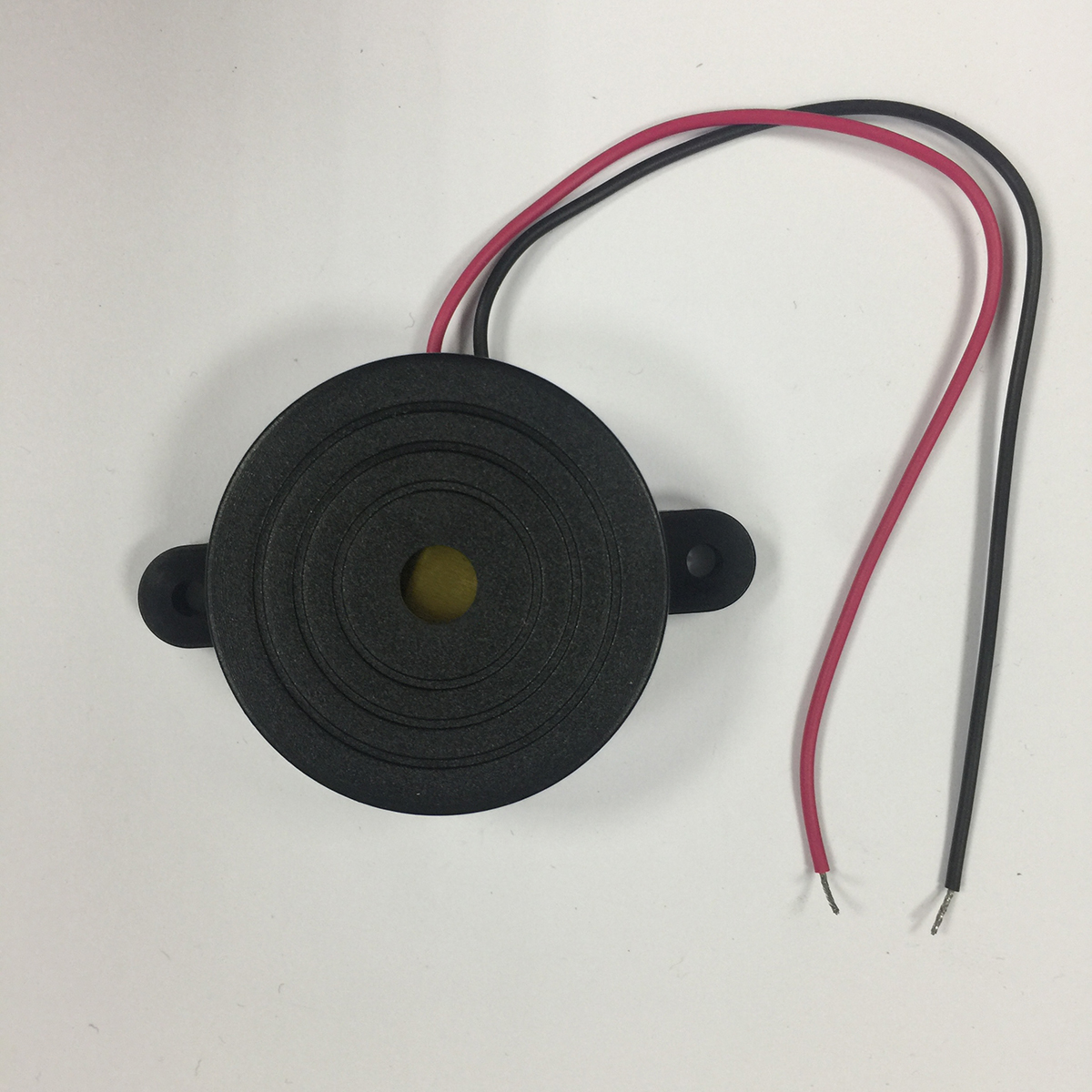 RS PRO 81dB Screw Mount Fast Pulse Piezo Buzzer, 41.8 (Dia.) x H16.0mm, 3V dc Min, 20V dc Max