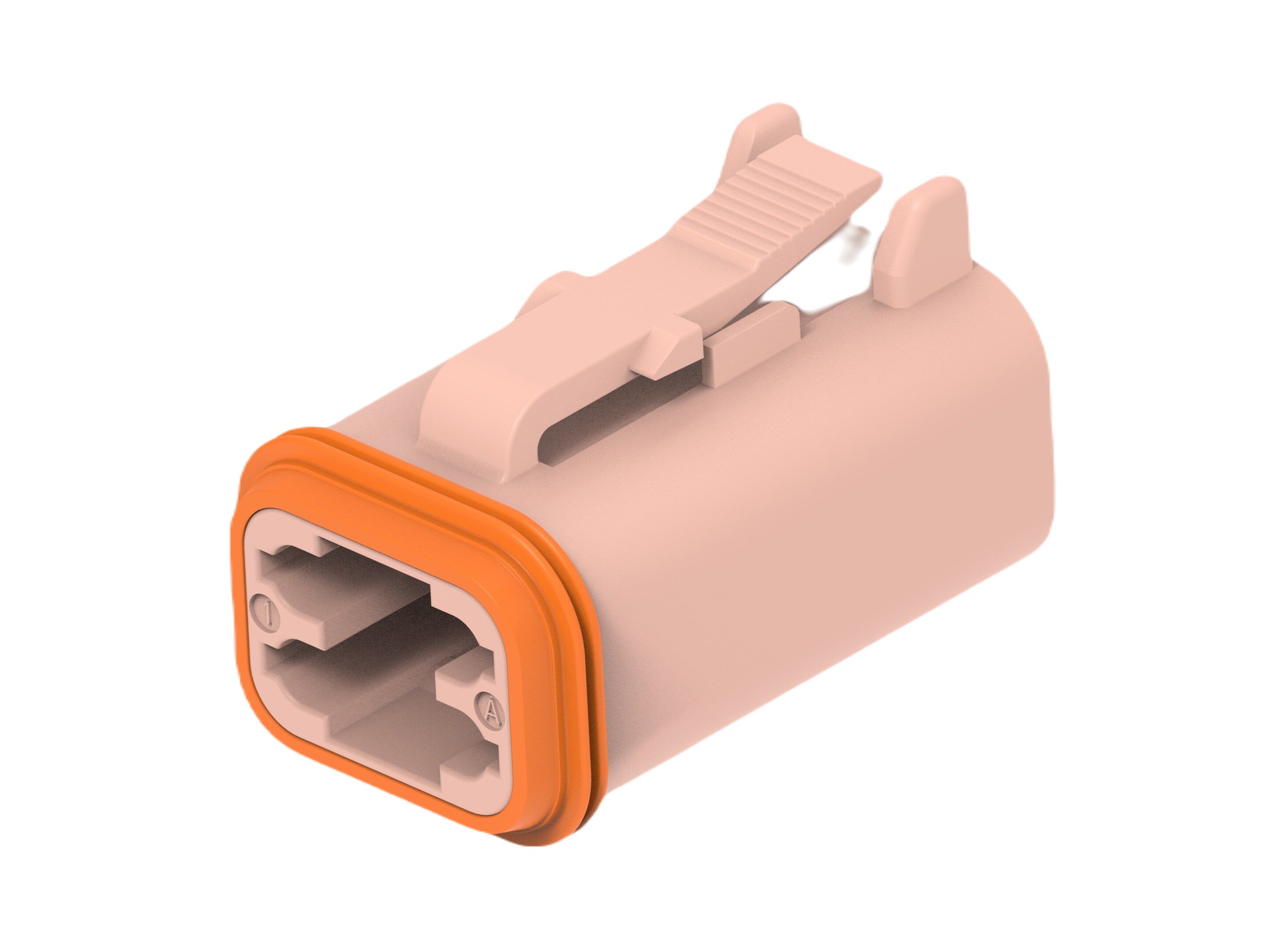 TE Connectivity, DT06-4S Automotive Connector Socket Brown Cable 4 Way, Cable Termination DT06-4S-TE09