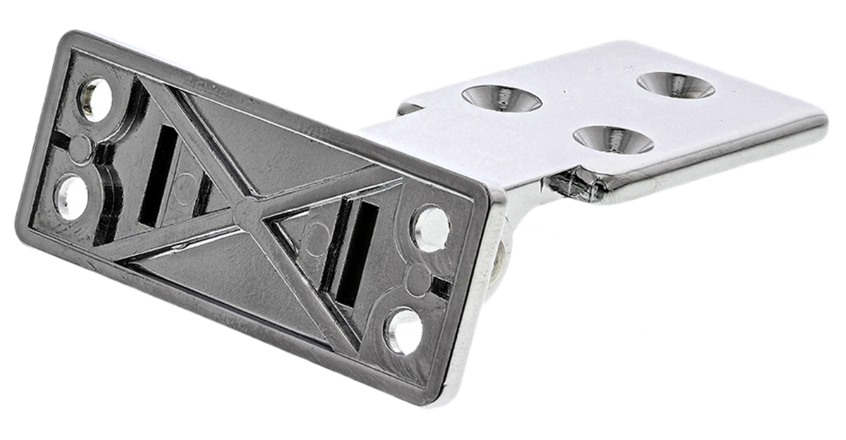 Steinbach & Vollman Zinc Tee Hinge, Screw Fixing, 54mm x 71mm x 3.5mm