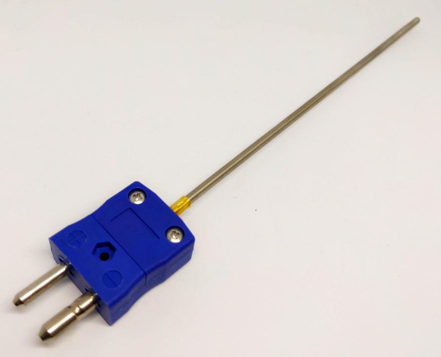 RS PRO Type K Mineral Insulated Thermocouple 150mm Length, 3mm Diameter → +1100°C