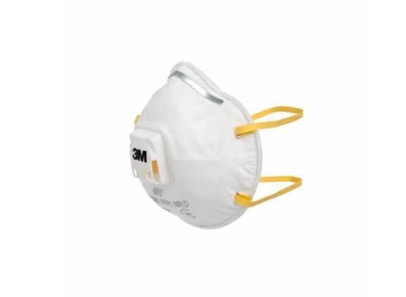 3M 8000 Series Disposable Face Mask for General Purpose Protection, FFP1, Valved, Moulded 10 per Package