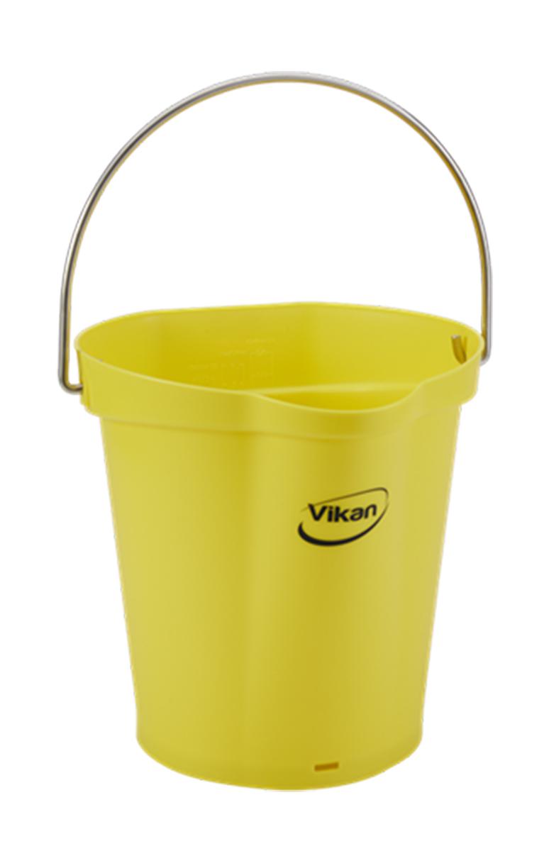 6L Plastic Yellow Bucket With Handle