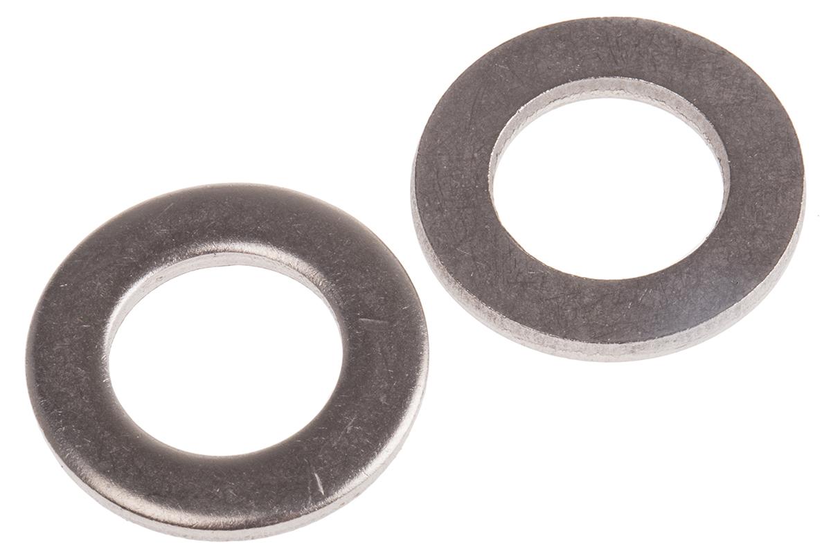RS PRO A4 316 Stainless Steel Plain Washers, M20, DIN 125A