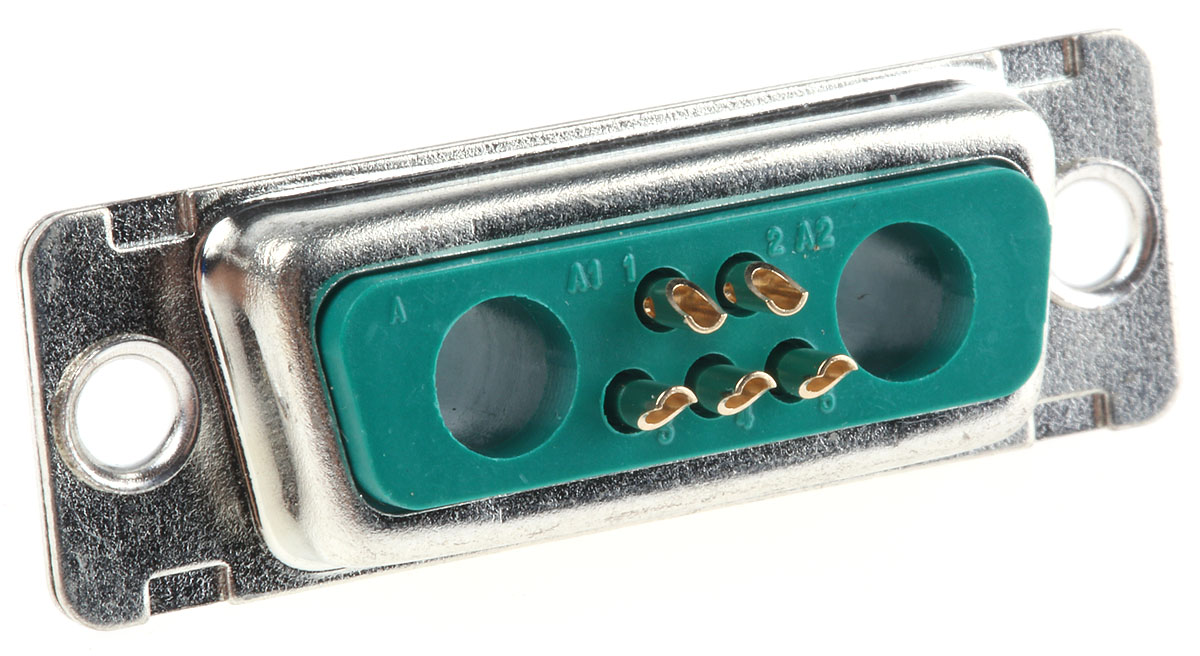 Amphenol Communications Solutions DW 7 Way Panel Mount D-sub Connector Socket