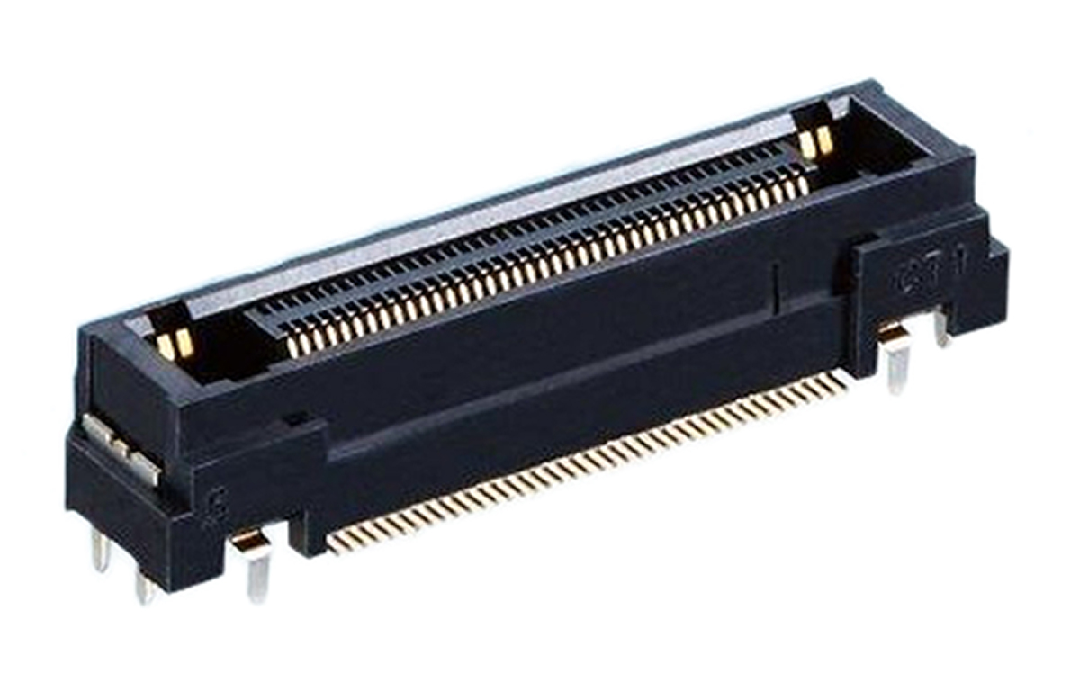 Hirose FX23 Series Right Angle PCB Mount PCB Socket, 40-Contact, 2-Row, 0.5mm Pitch, Solder Termination