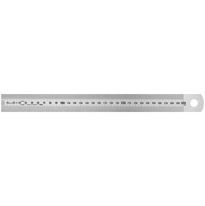 Vogel 300mm Steel Metric Ruler
