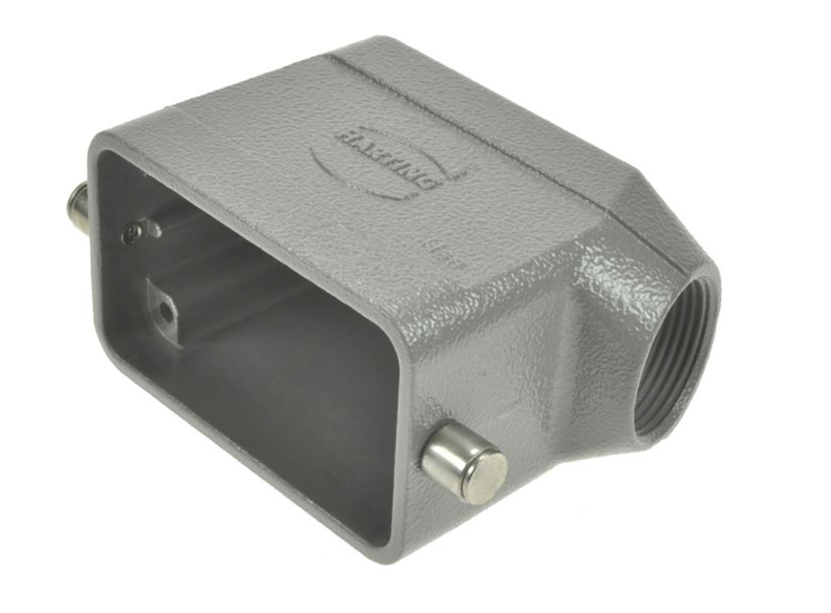 HARTING Han B Side Entry Hood, M25 Thread, Side Entry
