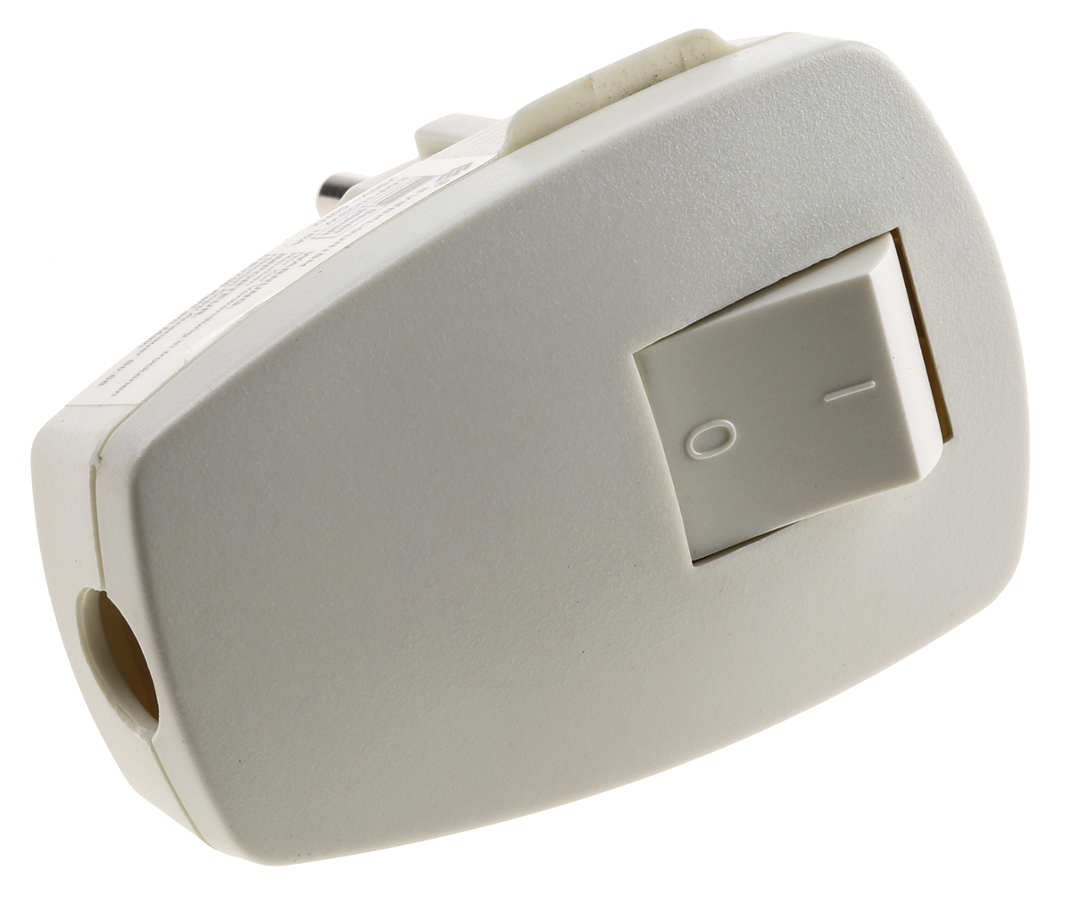 Kopp White Cable Mount 2P Mains Connector Plug, Rated At 10A, 250 V