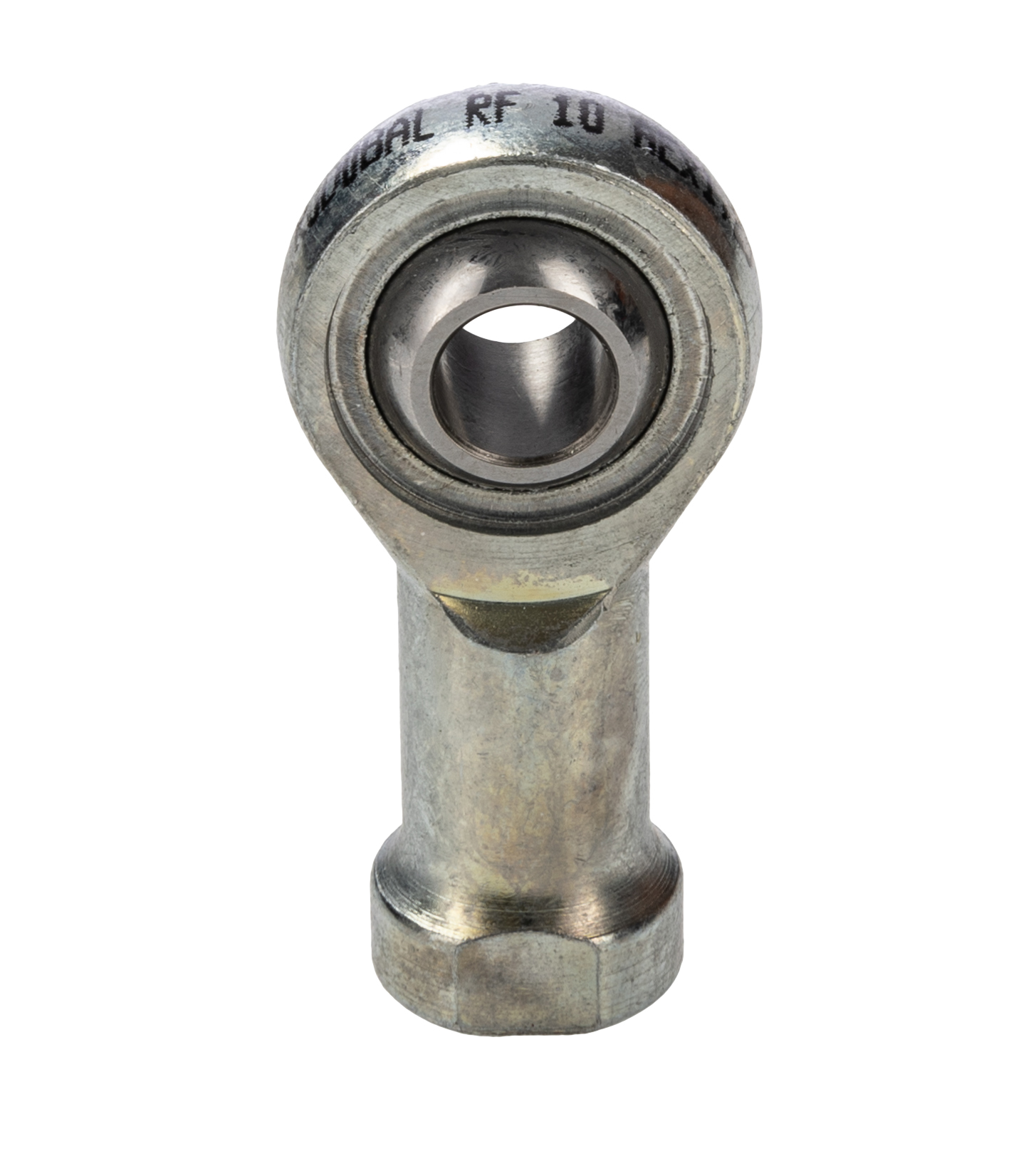 RS PRO M10 x 1.25 Female Steel Rod End, 10mm Bore, 58mm Long, Metric Thread Standard, Female Connection Gender