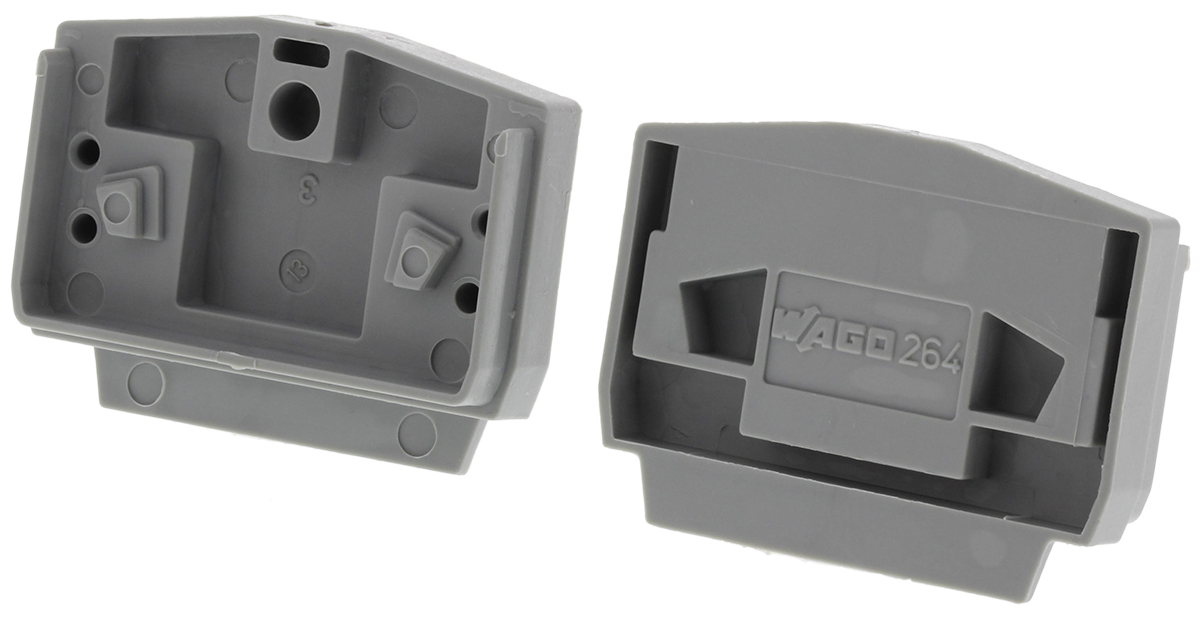WAGO 264 Series End and Intermediate Plate for Use with 264 Series Terminal Blocks