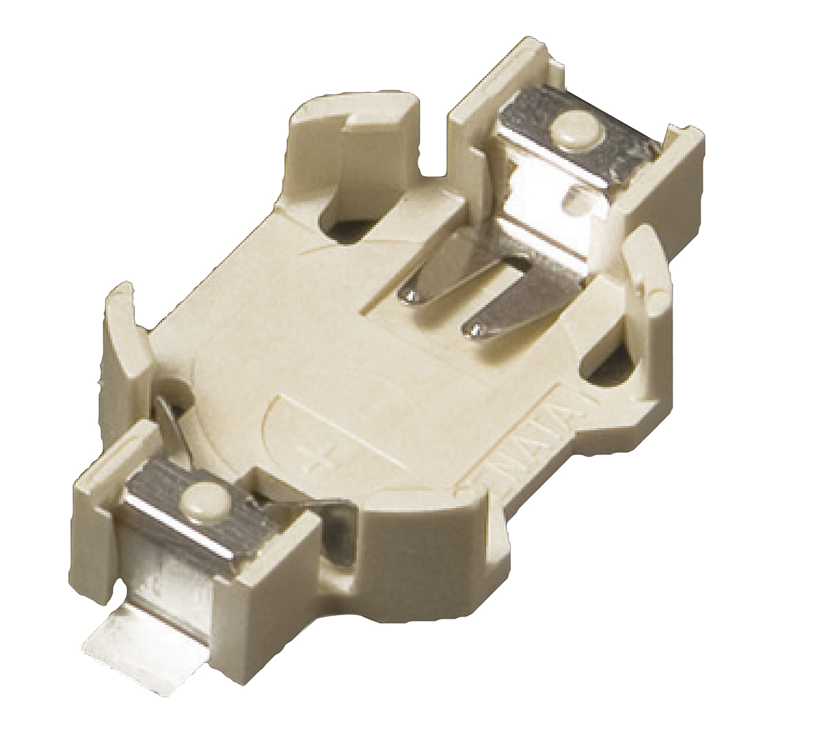 Takachi Electric Industrial Battery Holder, Button Contact