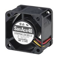 Sanyo Denki San Ace 40 Series Axial Fan, 24 V dc, DC Operation, 19.2m³/h, 2.28W, 90mA Max, 40 x 40 x 28mm