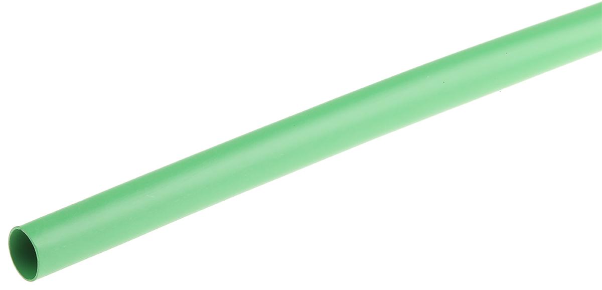 TE Connectivity Heat Shrink Tubing, Green 6.4mm Sleeve Dia. x 1.2m Length 2:1 Ratio, RNF-100 Series