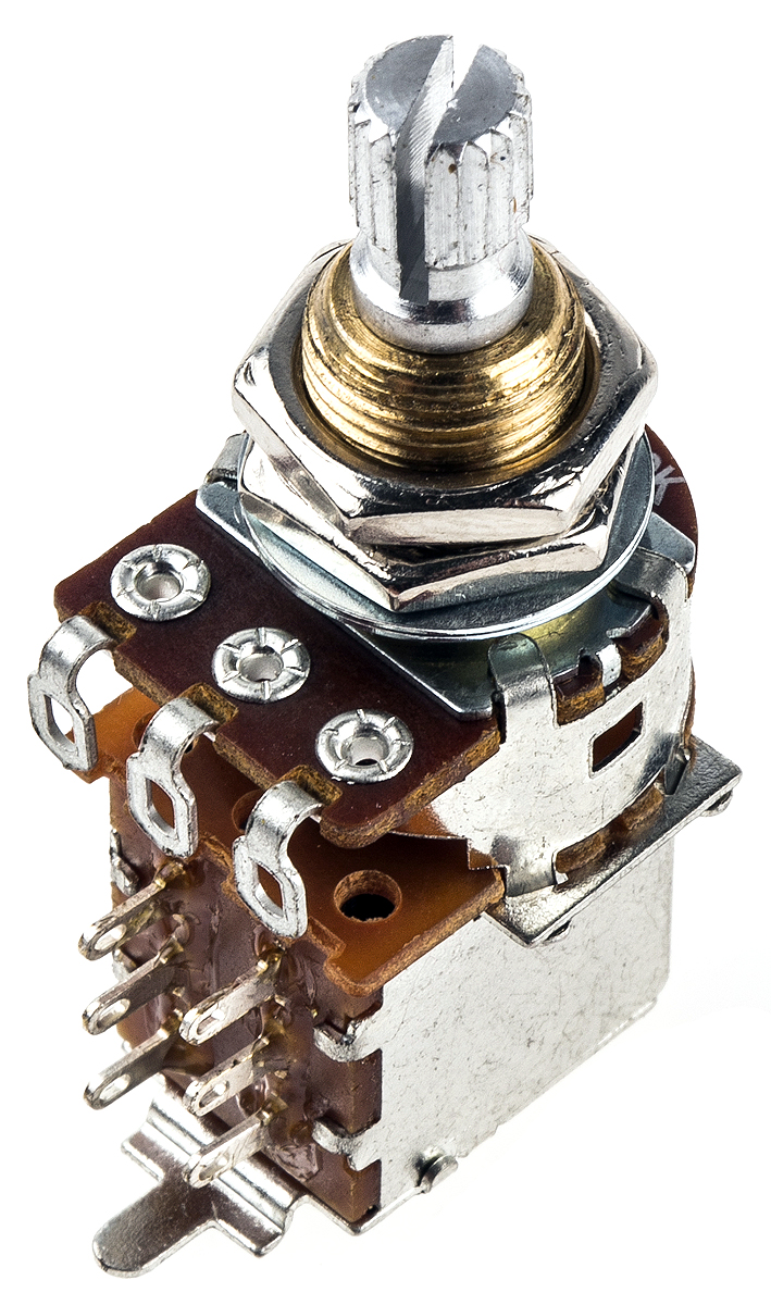 Bourns PDB183-GTR 250kΩ Rotary Potentiometer 1-Gang Panel Mount, PDB183-GTR01-254A2