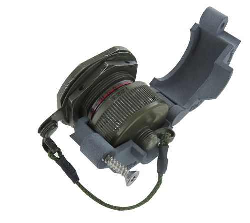 Amphenol Socapex Grey Caplock, Shell Size T23 for use with 38999 Series III Receptacles