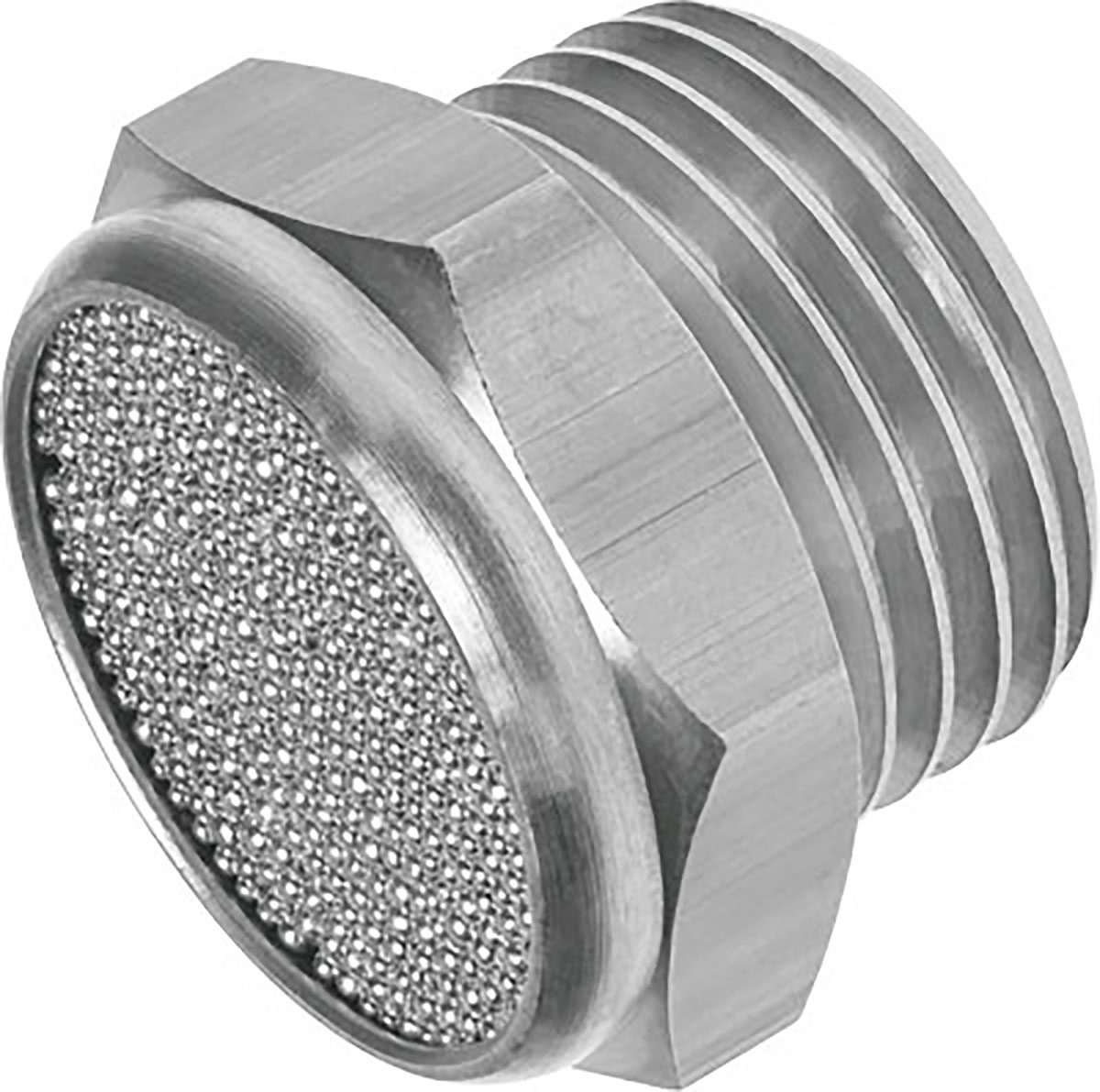 Festo AMTE-M-H Brass, Bronze 10bar Pneumatic Silencer, Threaded, G 1/2 Male