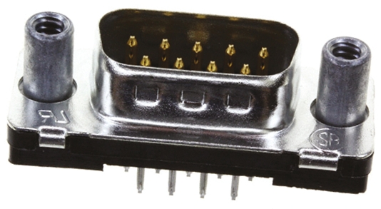 TE Connectivity Amplimite HD-20 9 Way Through Hole D-sub Connector Plug, 2.743mm Pitch, with 4-40 UNC, Female Screw Lock