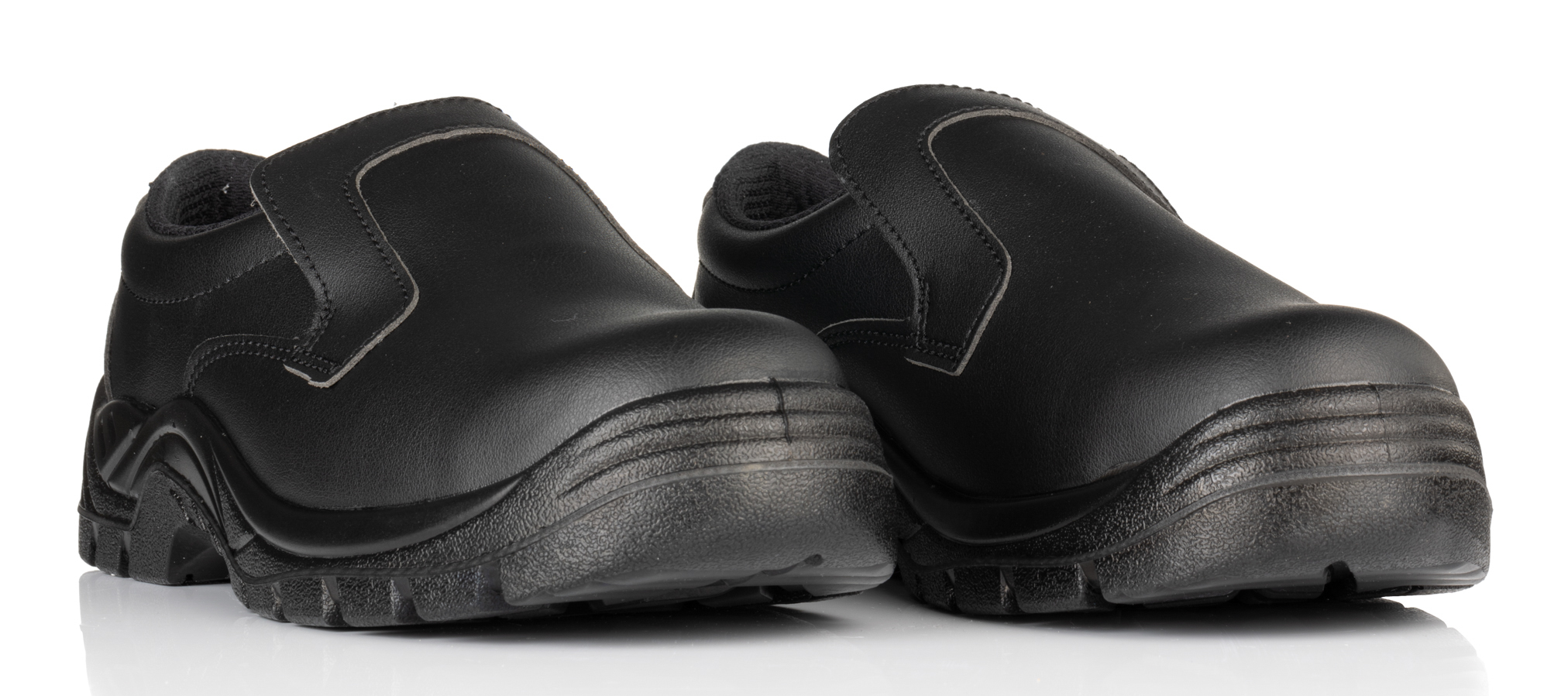 RS PRO Unisex Black Steel Toe Capped Safety Shoes, UK 4, EU 37