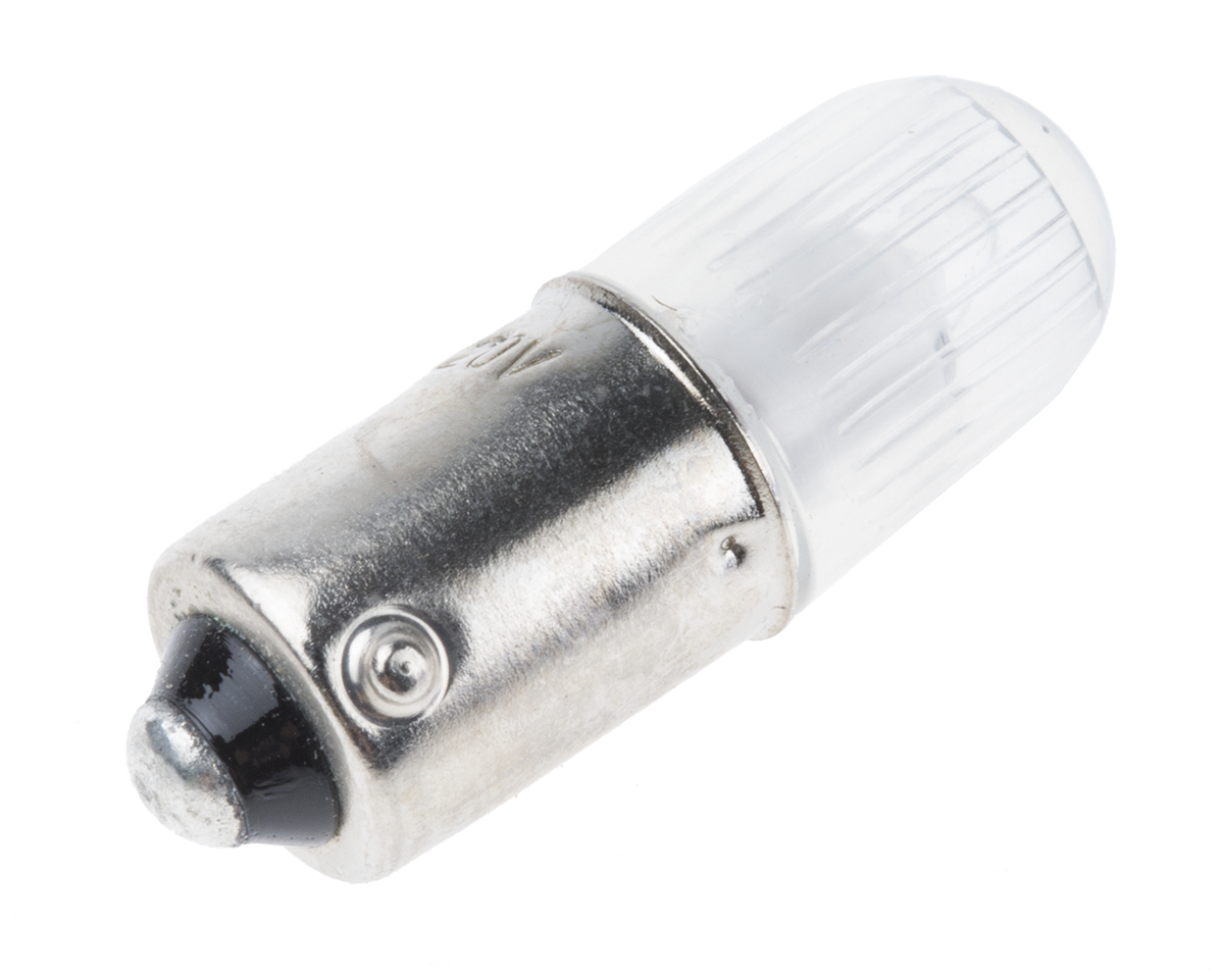 RS PRO Green Indicator Lamp, 100/120V, BA9s Base