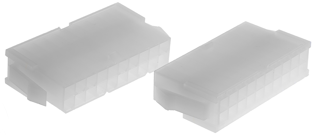 Molex, Mini-Fit Jr Male Connector Housing, 4.2mm Pitch, 20 Way, 2 Row