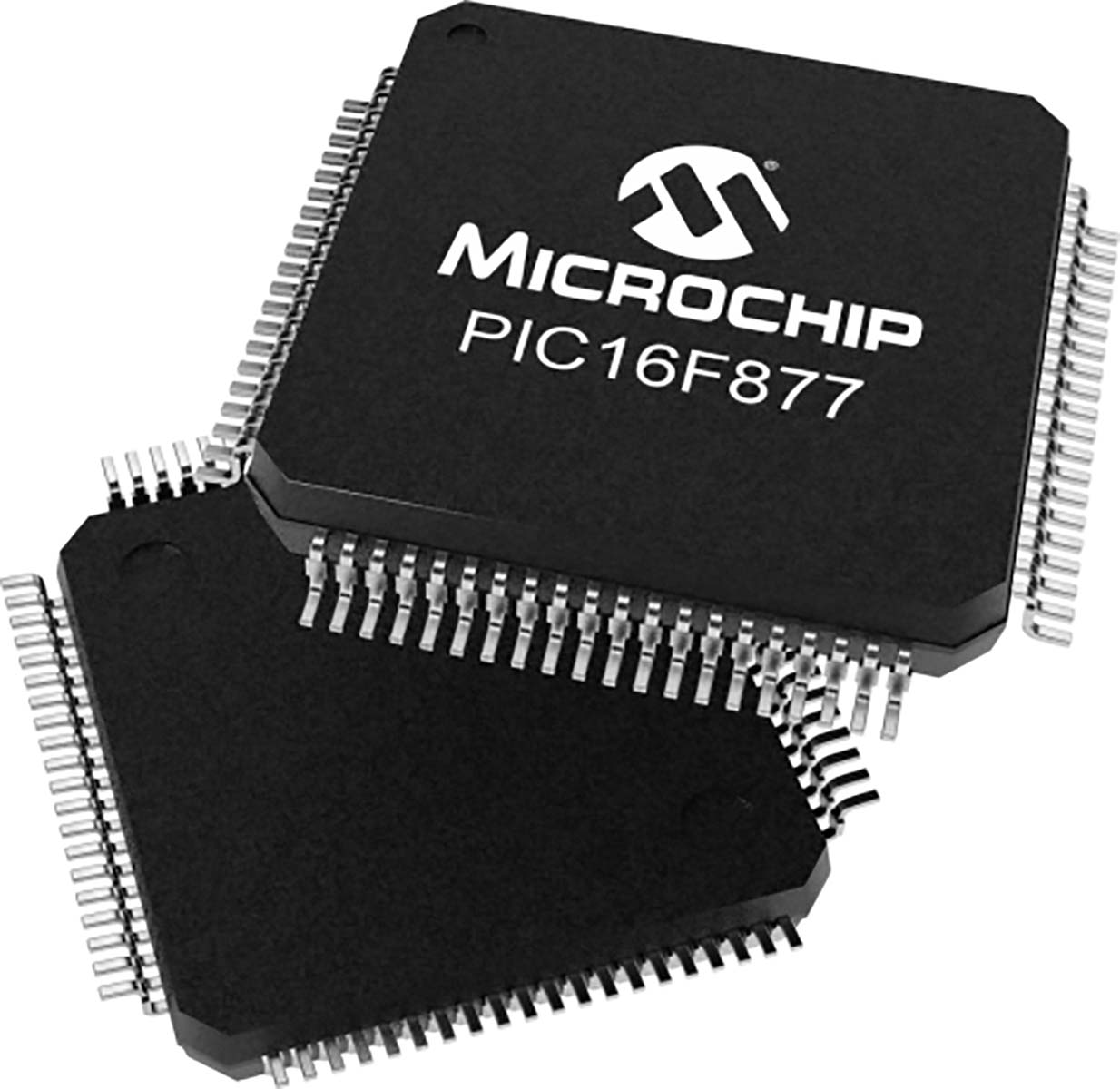 Microchip PIC16F877-20I/PQ, 8 bit PIC, PIC16F87X Microcontroller, 20 MHz, 8kB FLASH, 80-Pin MQFP