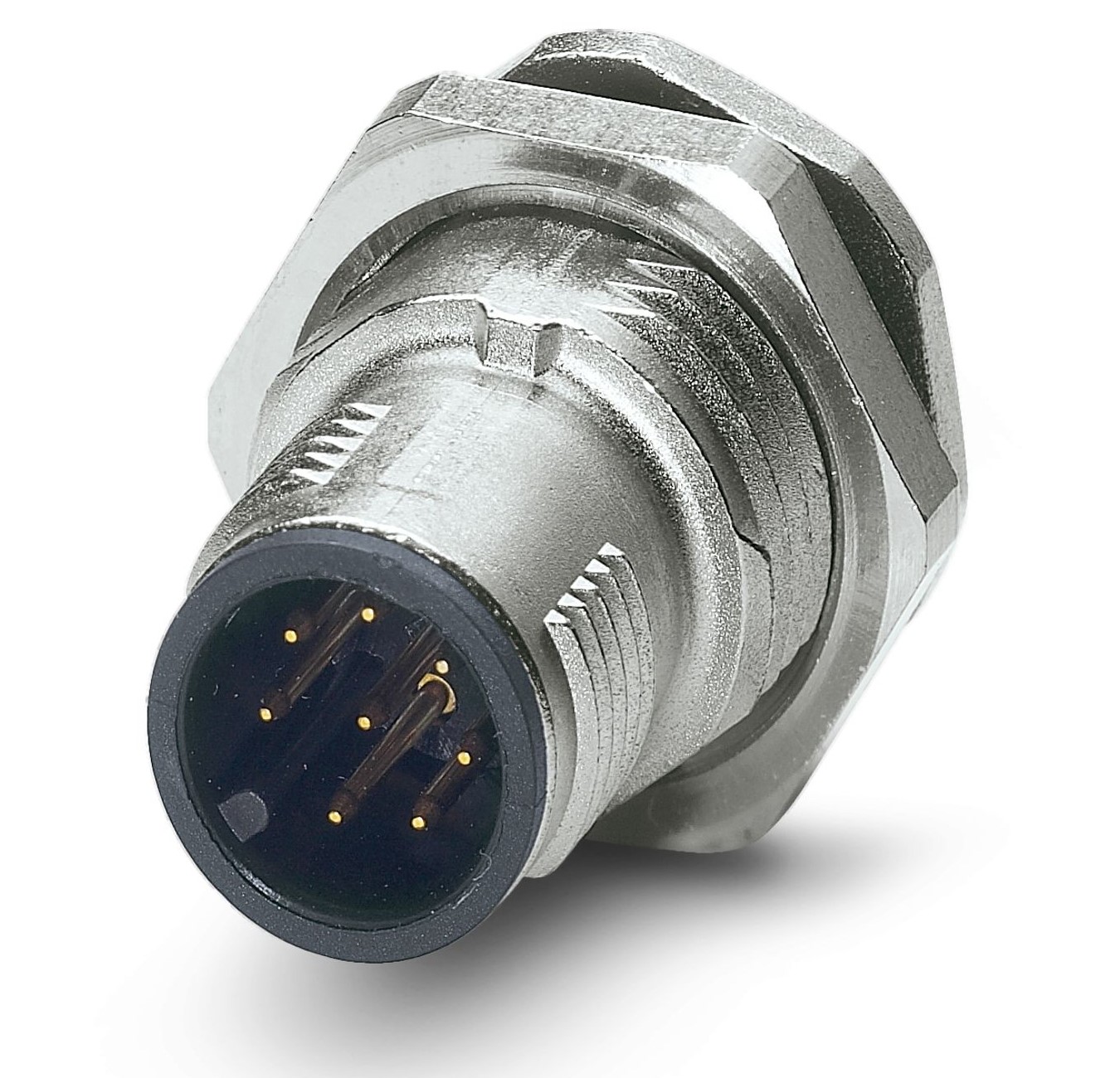 Phoenix Contact Circular Connector, 8 Contacts, Rear, M12 Connector, Plug, Male, IP65, IP67