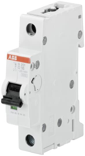 ABB System Pro M Compact S200 MCB, 1P, 1.6A Curve D