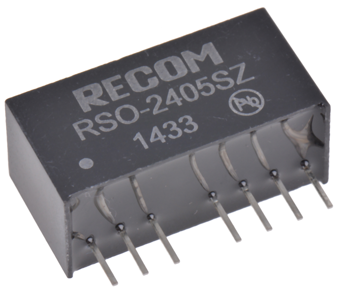 Recom RSO DC-DC Converter, 5V dc/ 200mA Output, 9 → 36 V dc Input, 1W, Through Hole, +85°C Max Temp -40°C Min