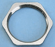 SES Sterling Brass Cable Gland Locknut, PG9 Thread