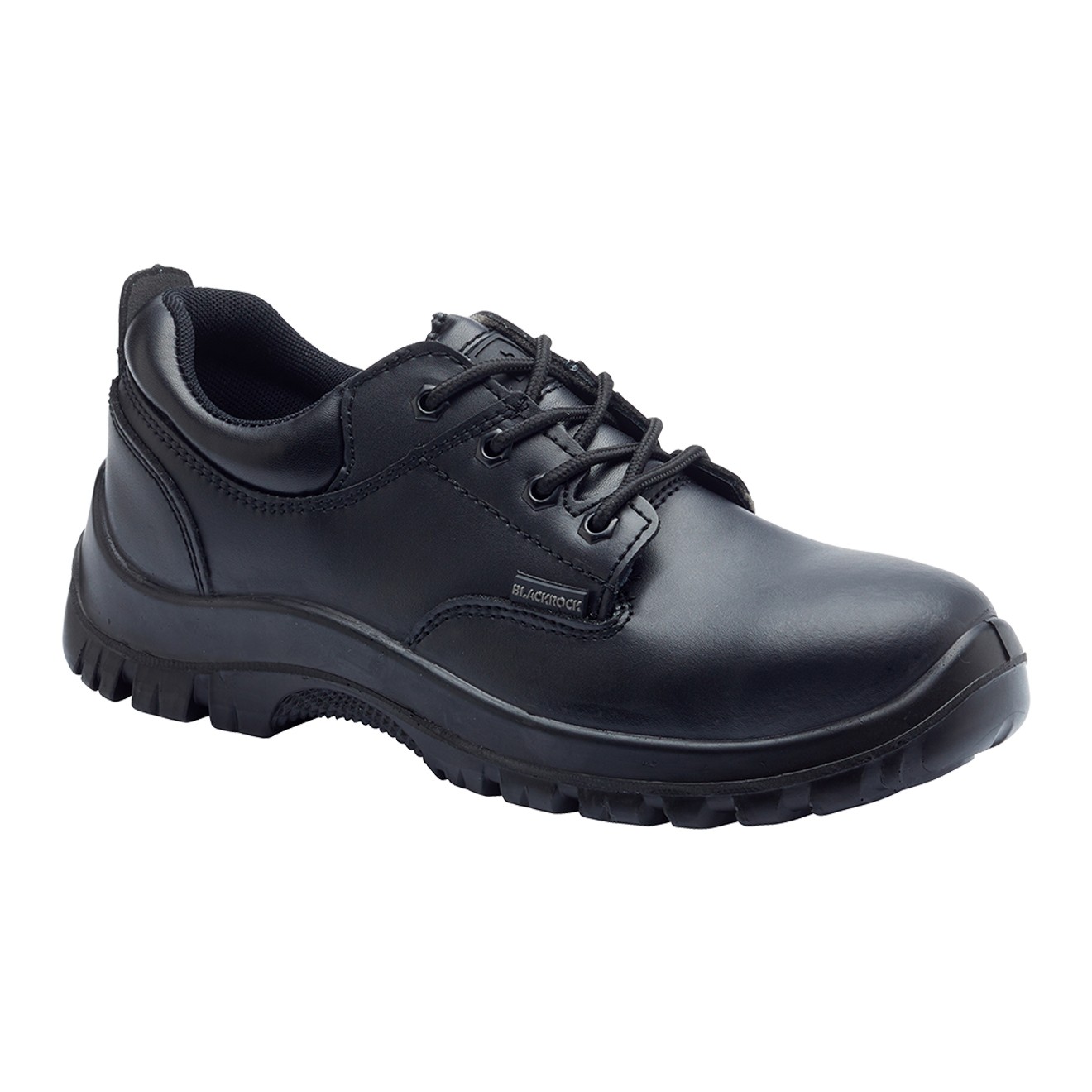 Blackrock Unisex Black Steel Toe Capped Safety Shoes, UK 3, EU 36