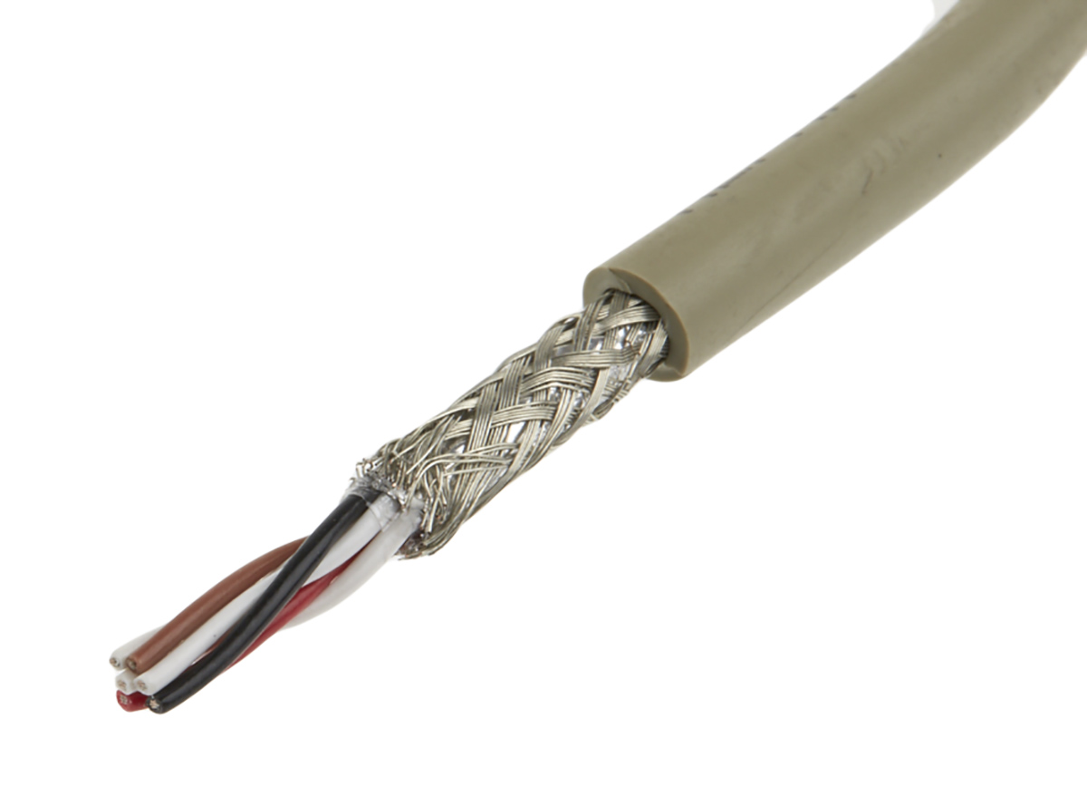 Alpha Wire ProTekt Series Data Cable, 3 Pairs, 6 Cores, 0.35 mm², Screened, 22 AWG, 50m, Foil and Braid Shield