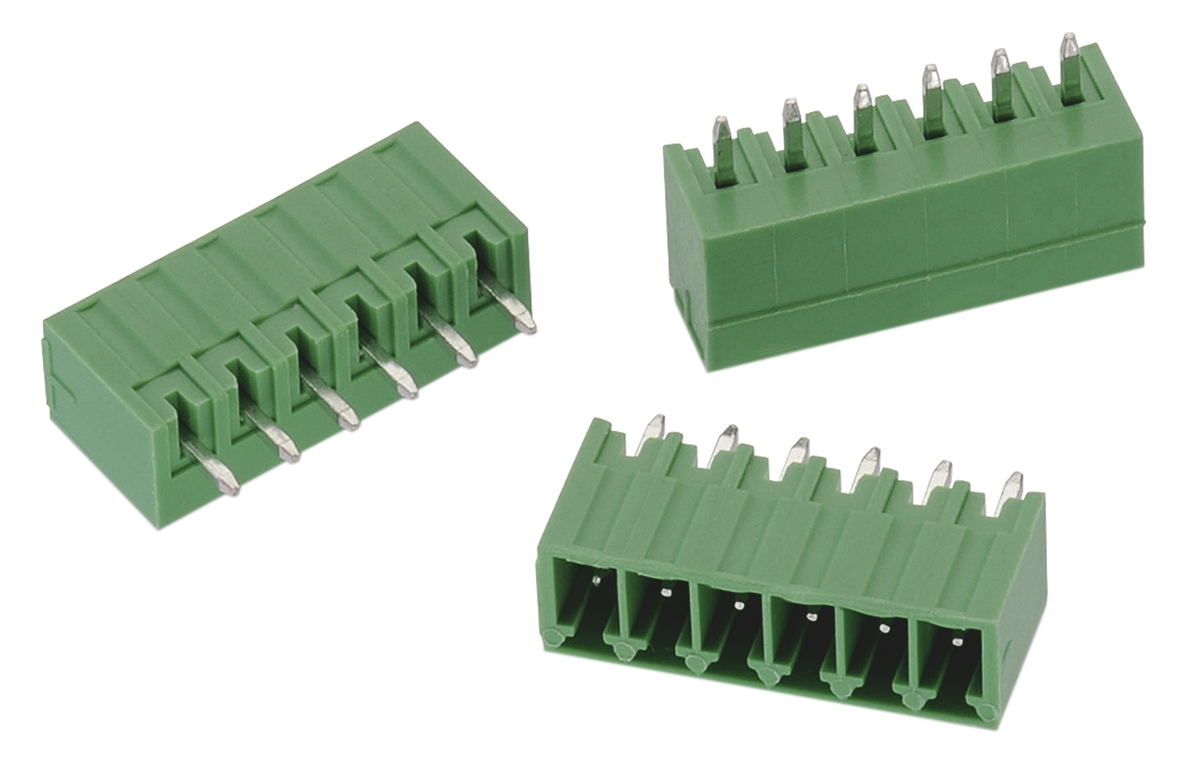 Wurth Elektronik, 3.5mm Pitch, 3211, 3 Way, Pluggable Terminal Block, Header, Through Hole, Solder Termination,