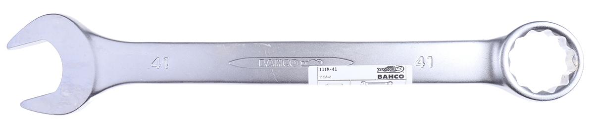 Bahco 111M Series Combination Spanner, 41mm, Metric, Double Ended, 480 mm Overall