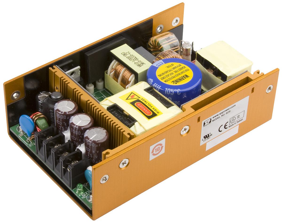 XP Power Switching Power Supply, SDS120PT15B, 5 V dc, 12 V dc, 24 V dc, 3.5 A, 15 A, 800 mA, 120W, Triple Output, 120