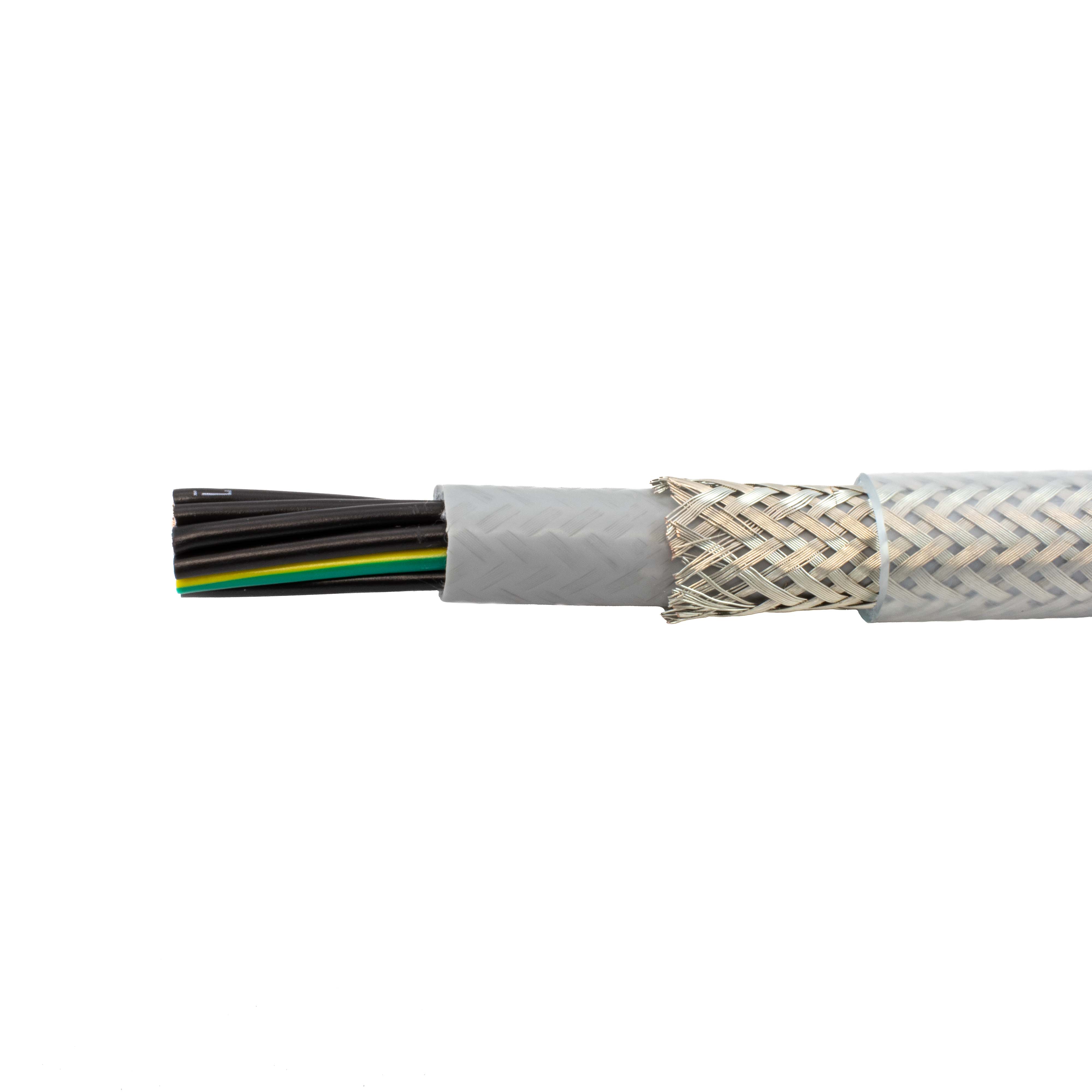 Alpha Wire Pro-Met Control Cable, 4 Cores 1 mm² 17 AWG, 50 m, Screened, Grey Polyvinyl Chloride Sheath