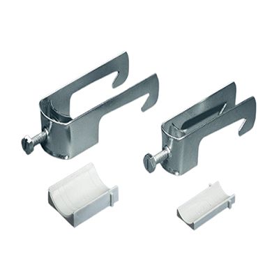 Rittal Natural Steel C-clip, 22mm Max. Bundle
