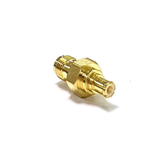 RS PRO Straight 50Ω Coaxial Adapter SMA Socket to MCX Plug 6GHz