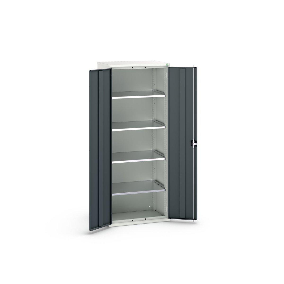 Bott 2 Door Steel Floor Standing Cupboard, 2000 x 800 x 550mm