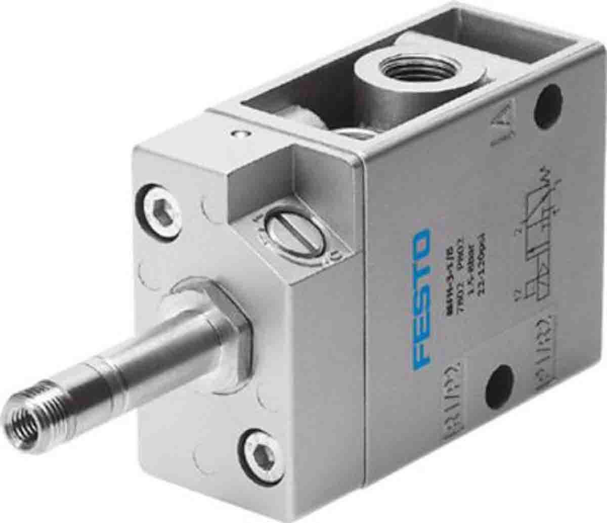 Festo 3/2 Open, Monostable Solenoid Valve - Electrical G 1/8 MOFH Series, 7877
